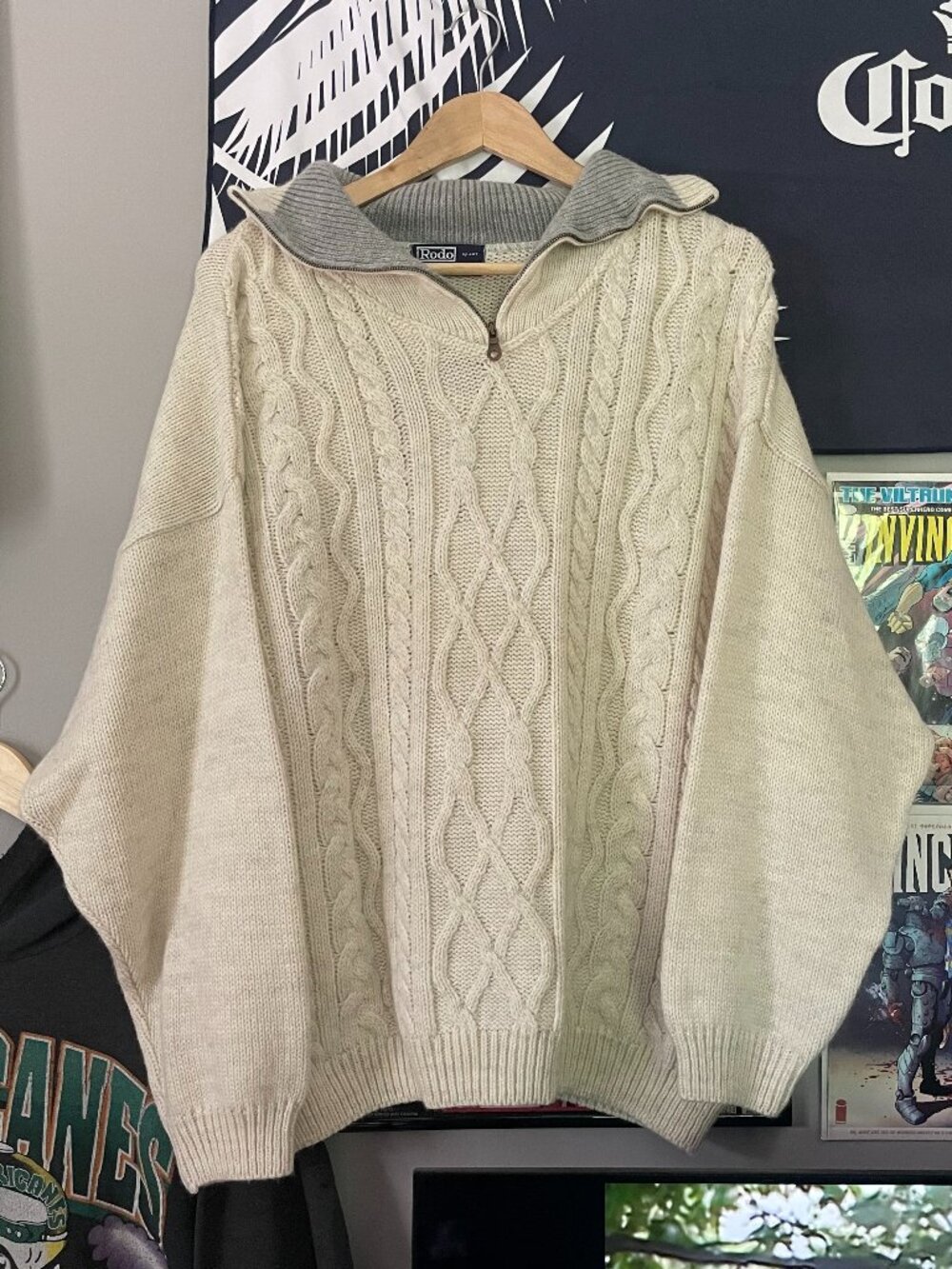 Rodo Quarter Zip Sweater
